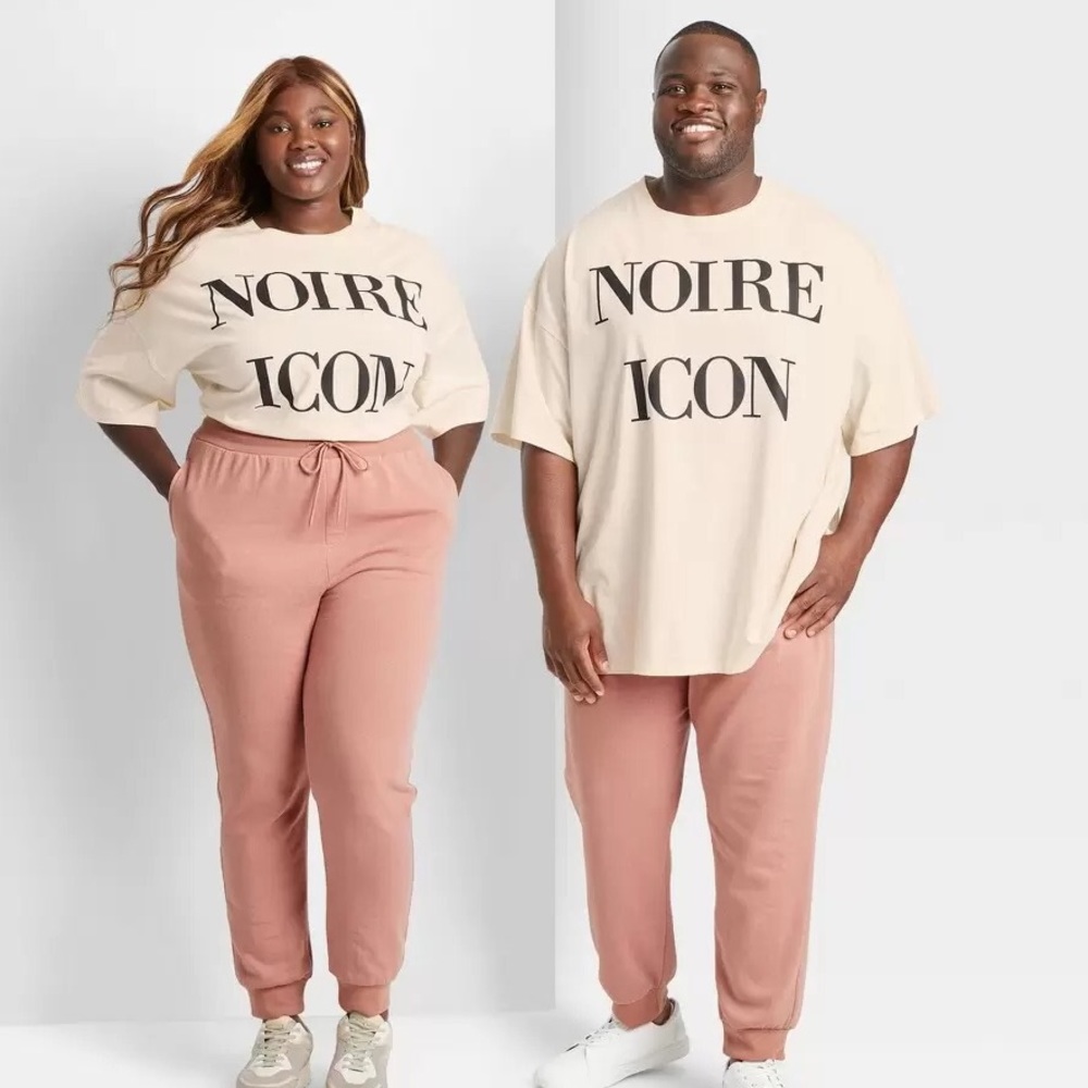 Jolie Noire Black History Month Plus Size Mid-Rise Jogger Pants